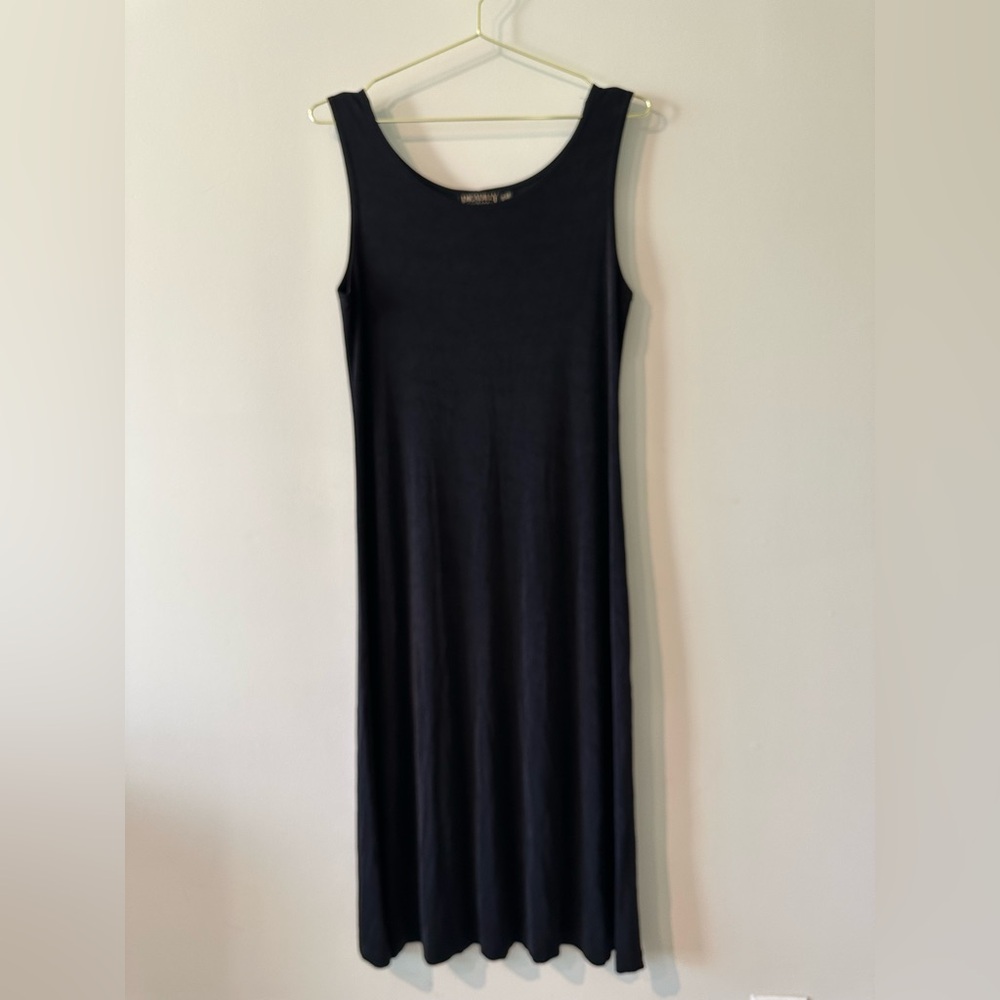 Picadilly Fashion Black Sheath Midi Dress size Medium